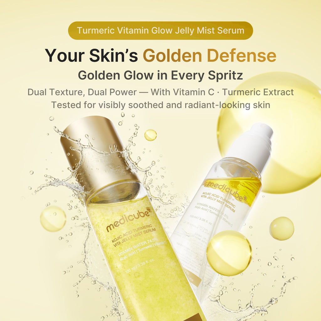 Kojic Acid Turmeric Vitamin Gold Jelly Mist Serum E0