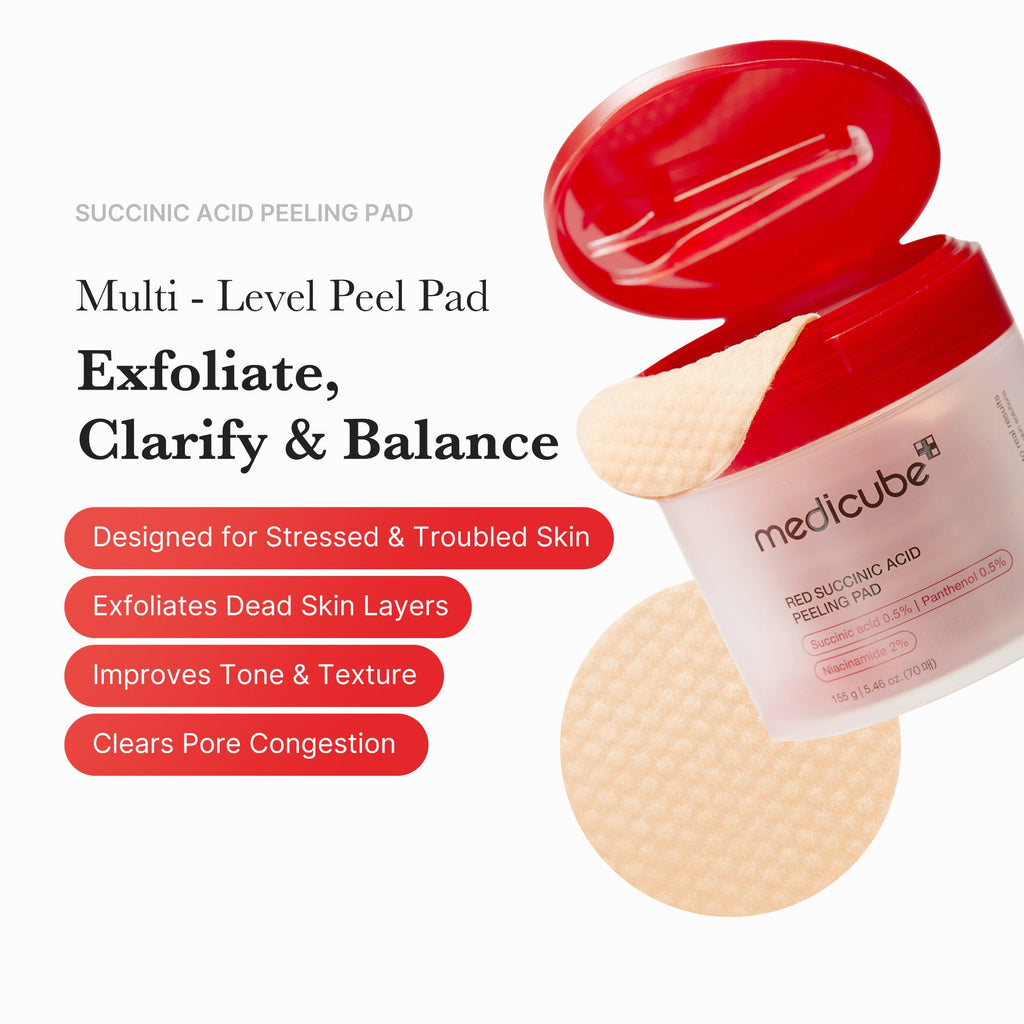 Red Succinic Acid Panthenol Pads M9