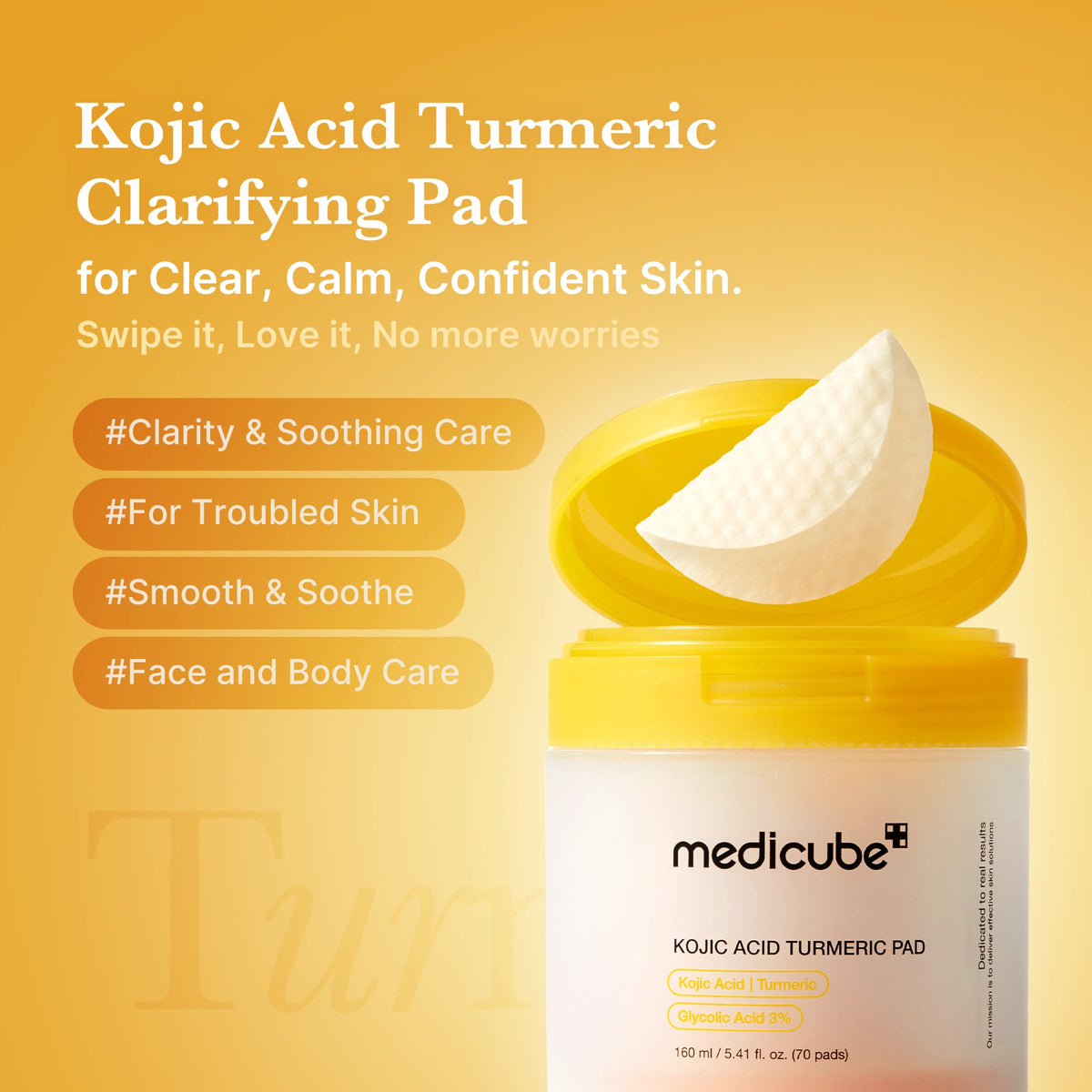 Kojic Acid Tumeric Toner Pad R0