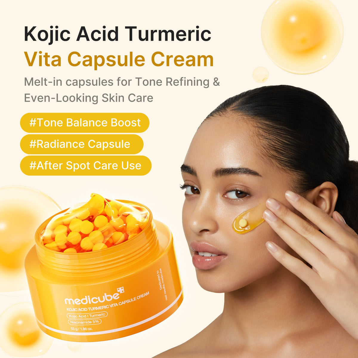 Kojic Acid Turmeric Vita Capsule Cream B5