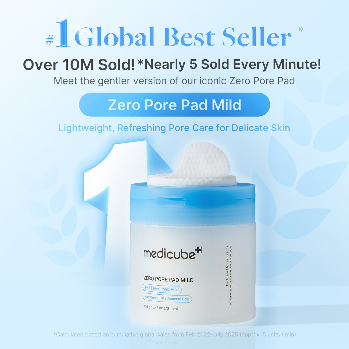 Zero Pore Madecassoside Pads (Mild) F7