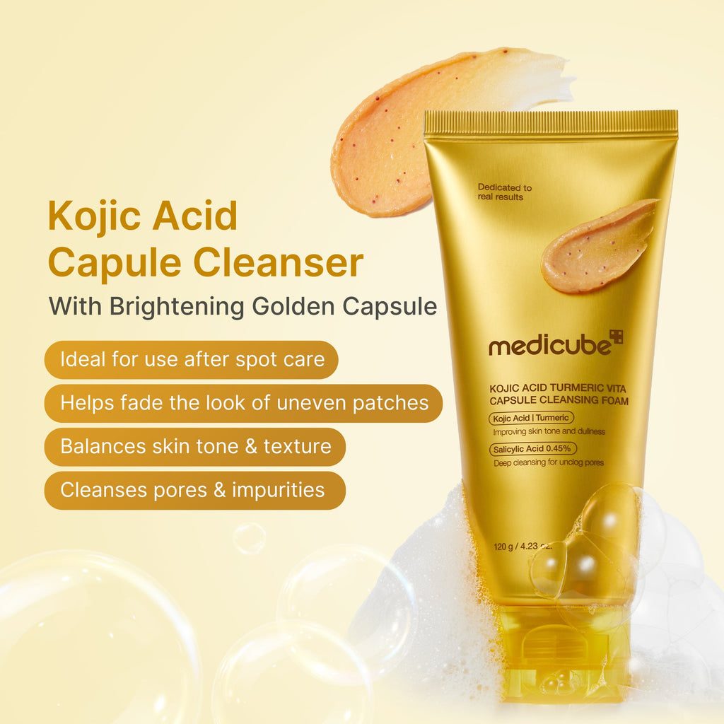 Kojic Acid Turmeric Vita Capsule Foam Cleanser D2