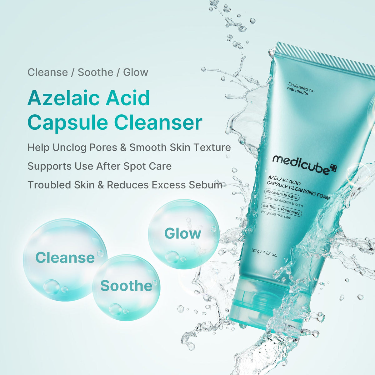 Azelaic Acid Capsule Foam Cleanser D8
