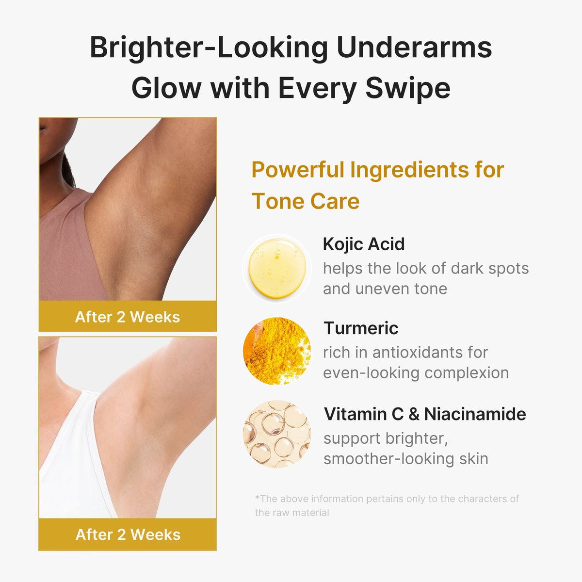 Kojic Acid Brightening Deodorant (Vanilla & Pistachio) X9