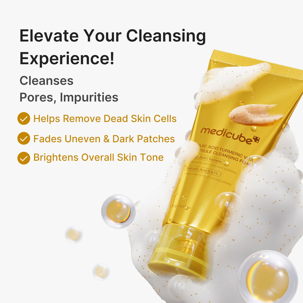 Kojic Acid Turmeric Vita Capsule Foam Cleanser D2