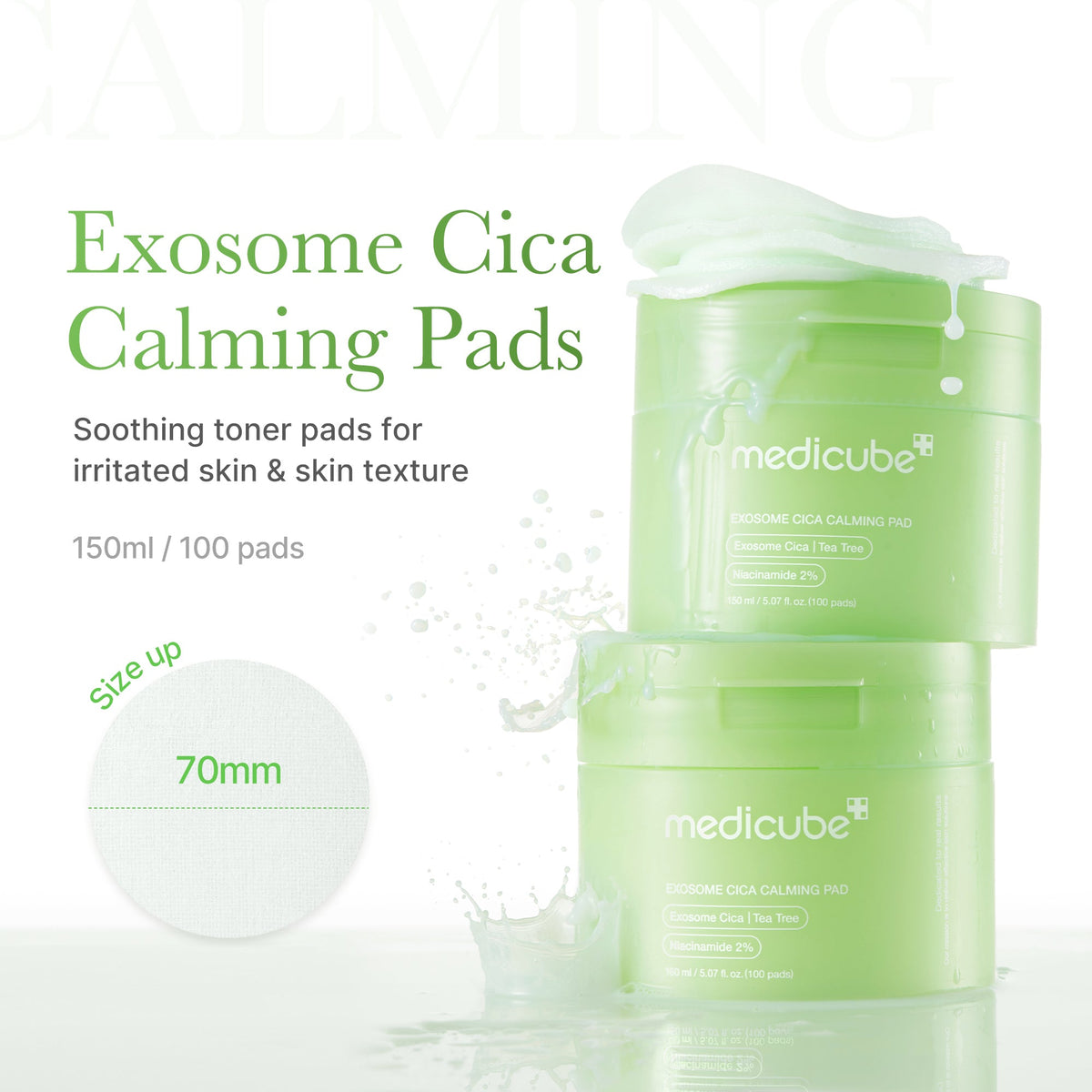 Exosome Cica Calming Toner Pads K4