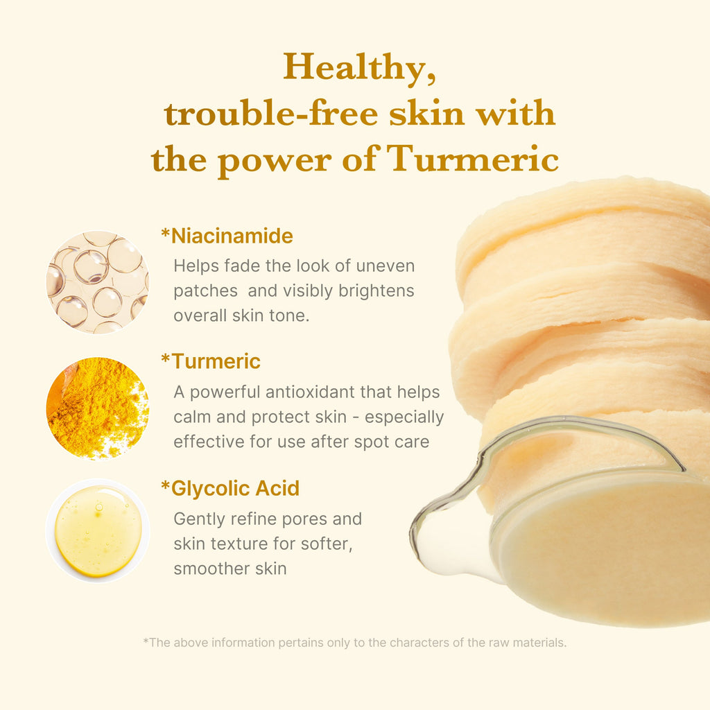 Kojic Acid Tumeric Toner Pad R0