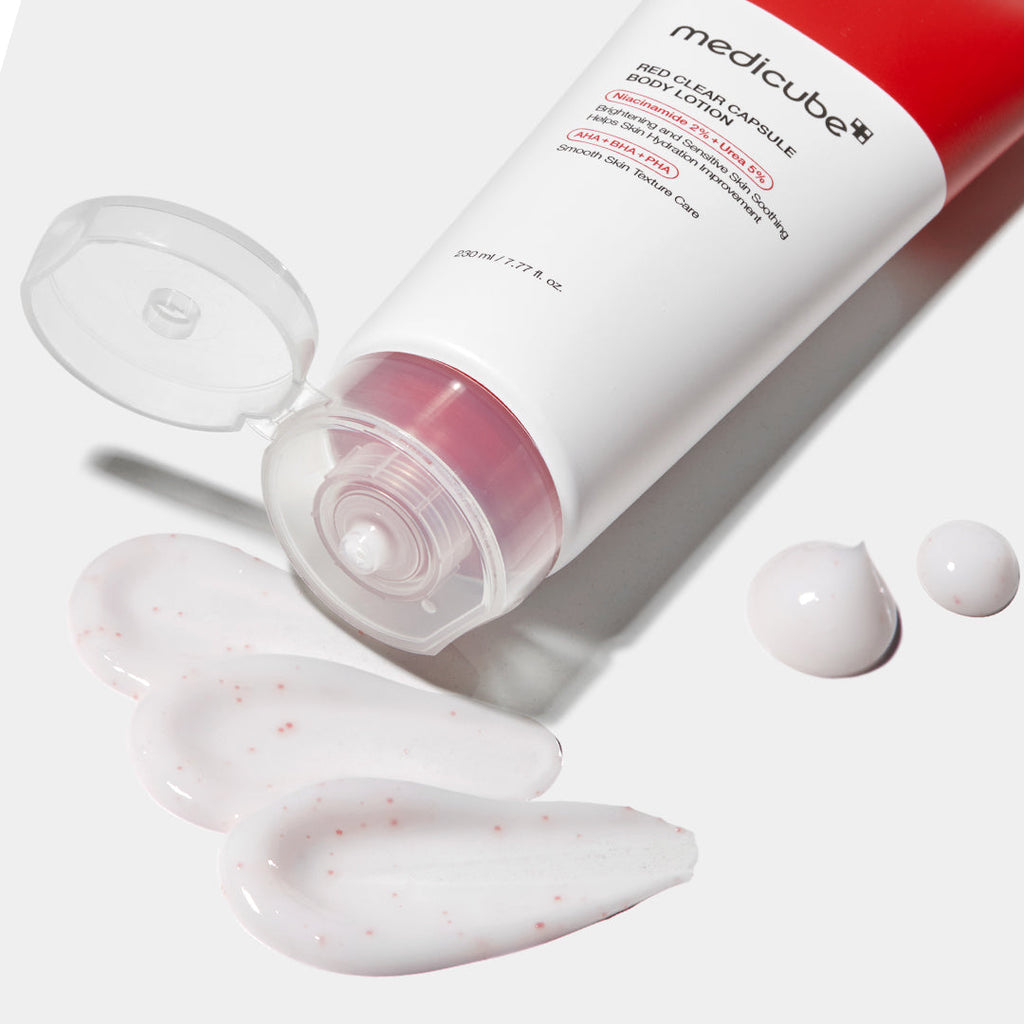 Red Clear Capsule Body Lotion V5