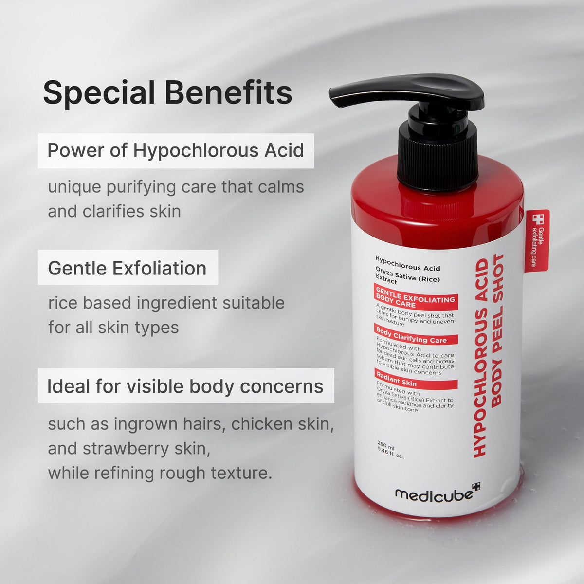 Hypochlorous Acid Rice Body Peel Shot B7