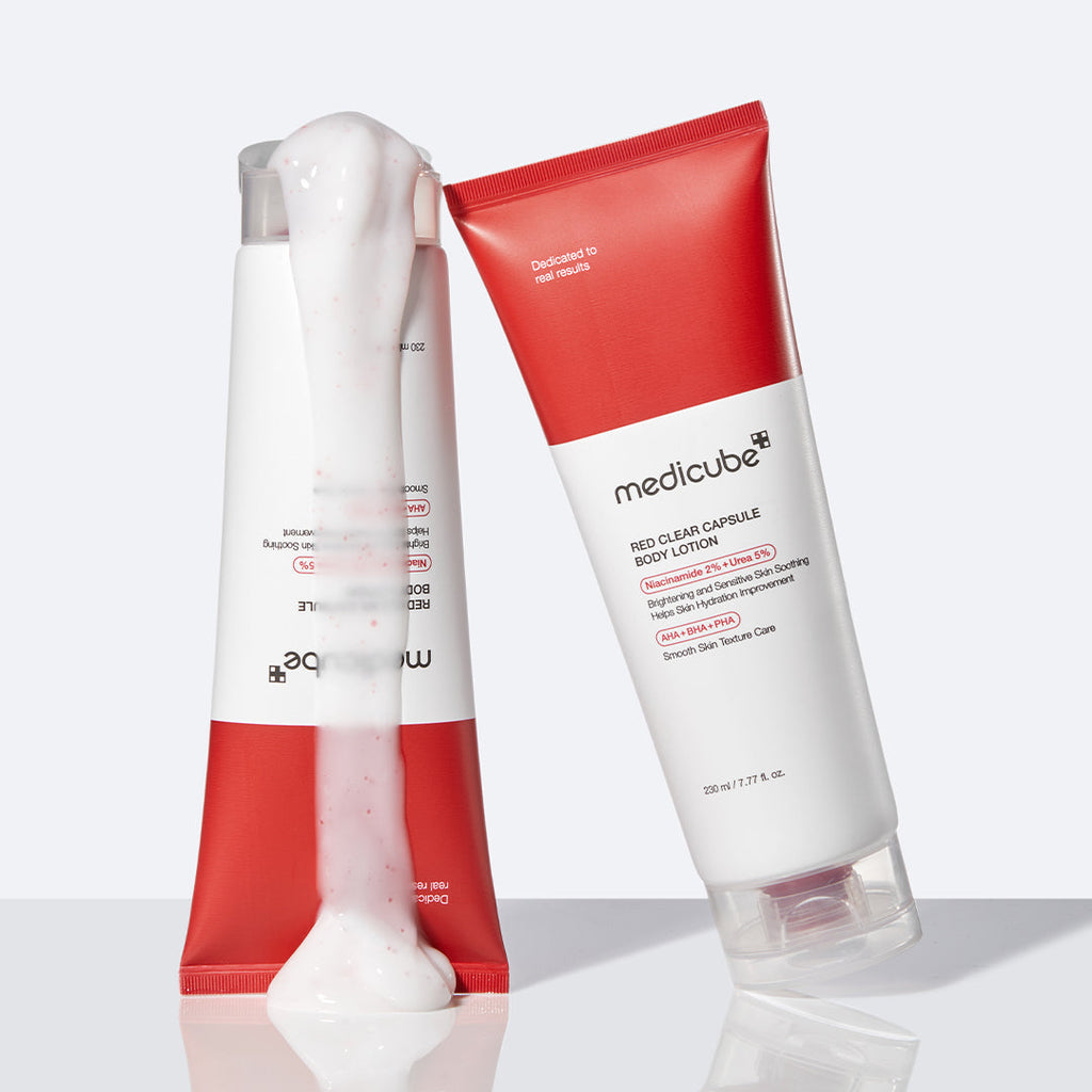Red Clear Capsule Body Lotion V5