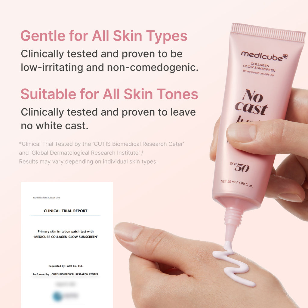 No Cast Just Glow Collagen Sunscreen M1