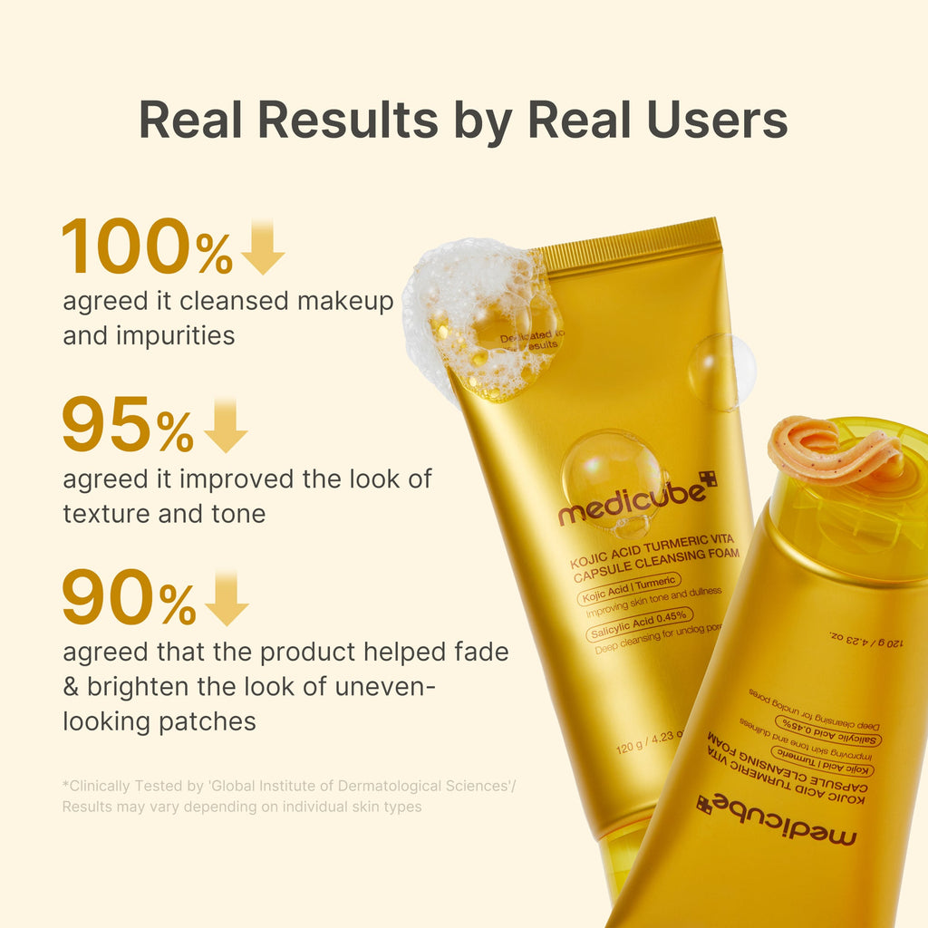 Kojic Acid Turmeric Vita Capsule Foam Cleanser D2