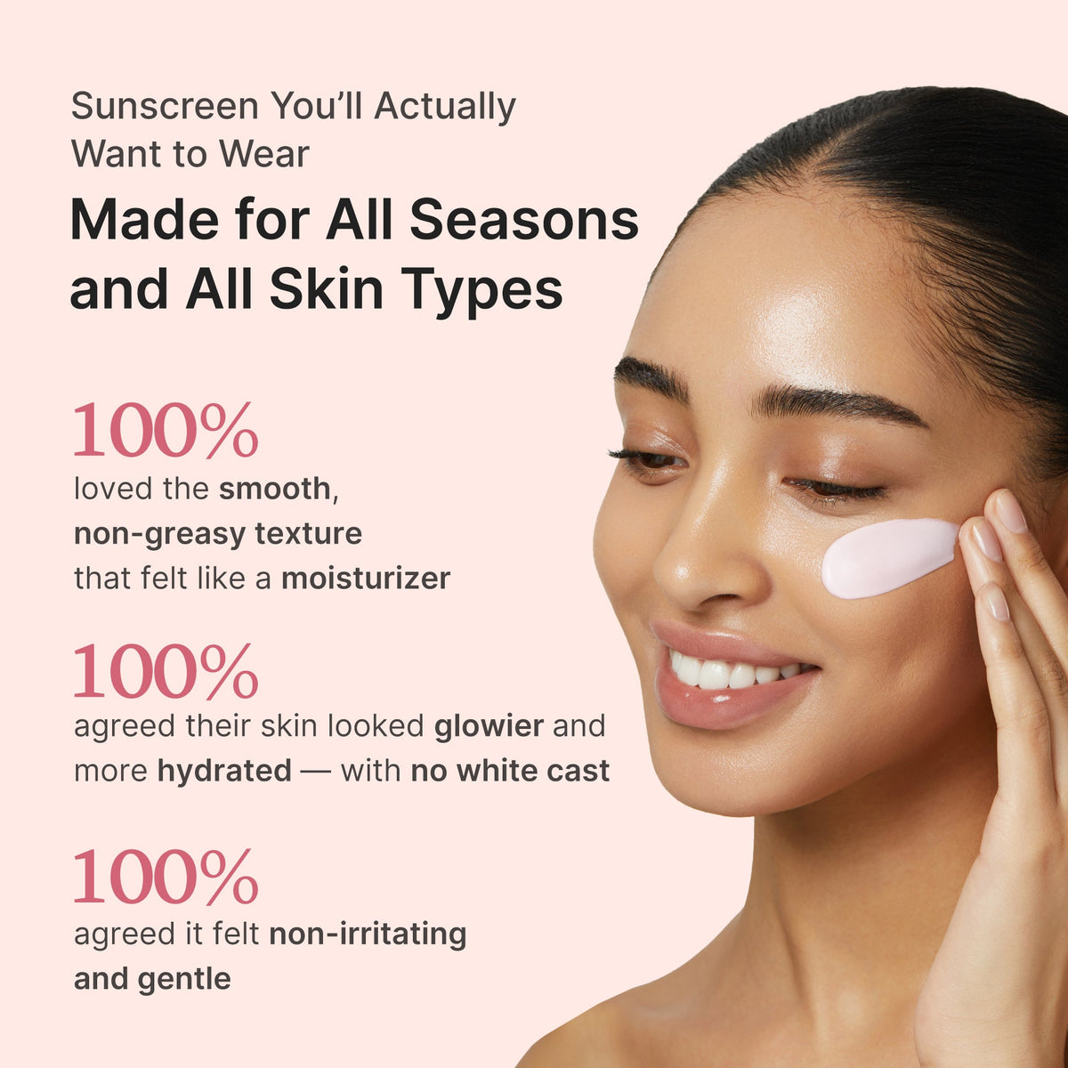 No Cast Just Glow Collagen Sunscreen M1