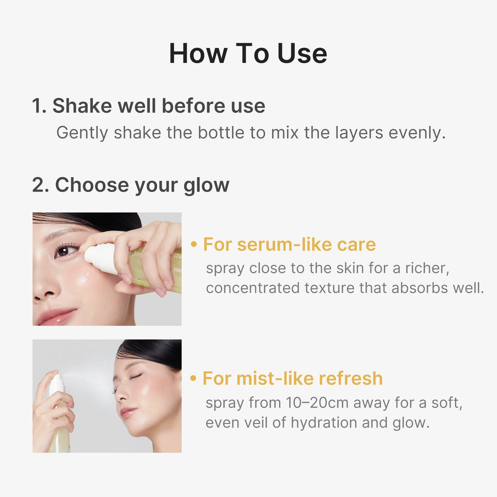 Kojic Acid Turmeric Vitamin Gold Jelly Mist Serum E0