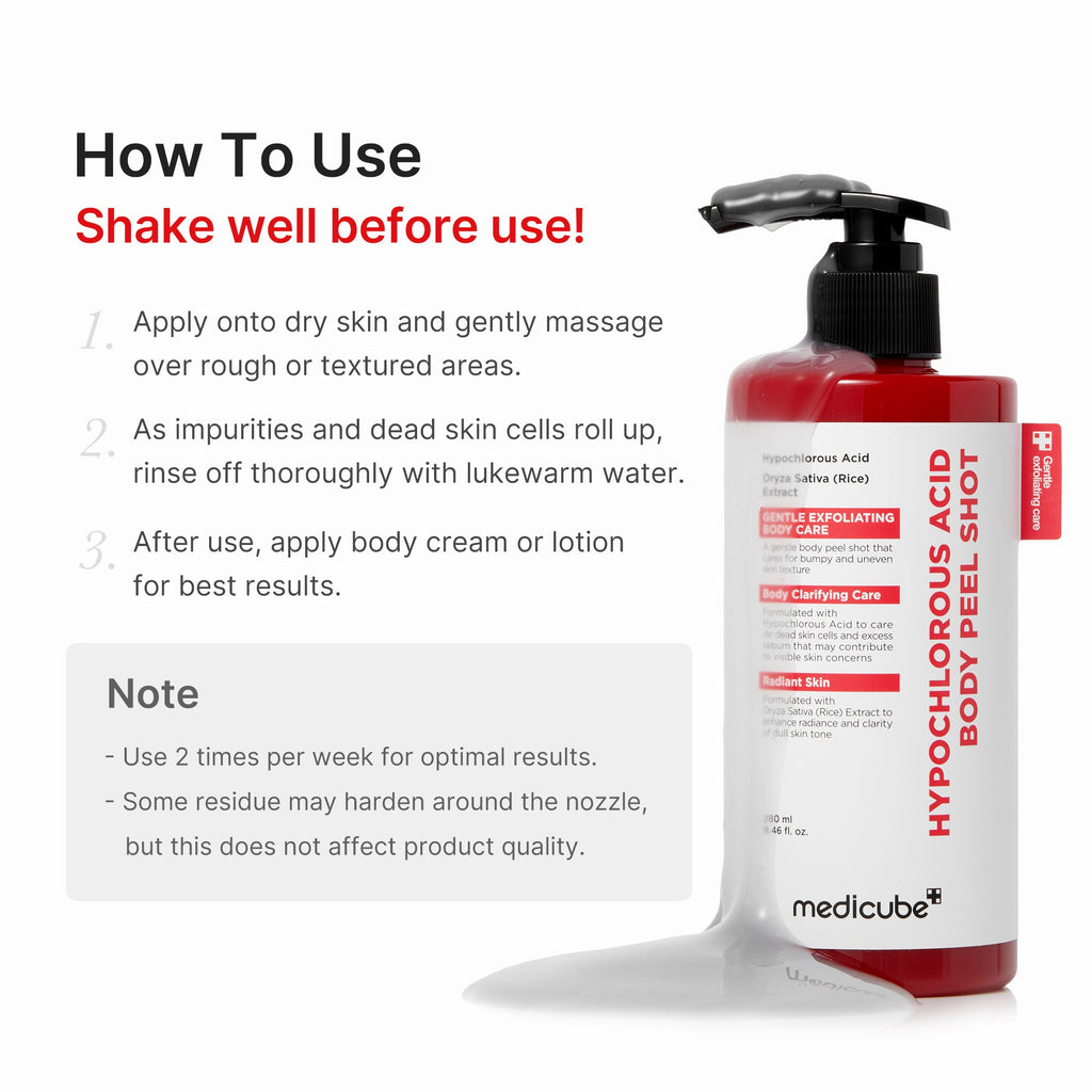 Hypochlorous Acid Rice Body Peel Shot B7