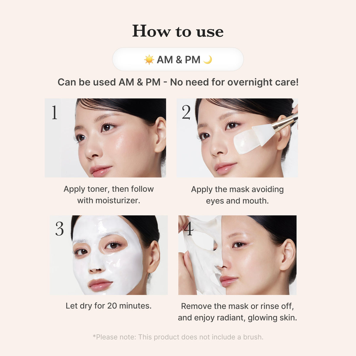 Collagen Milky Glow Daytime Wrapping Mask X2