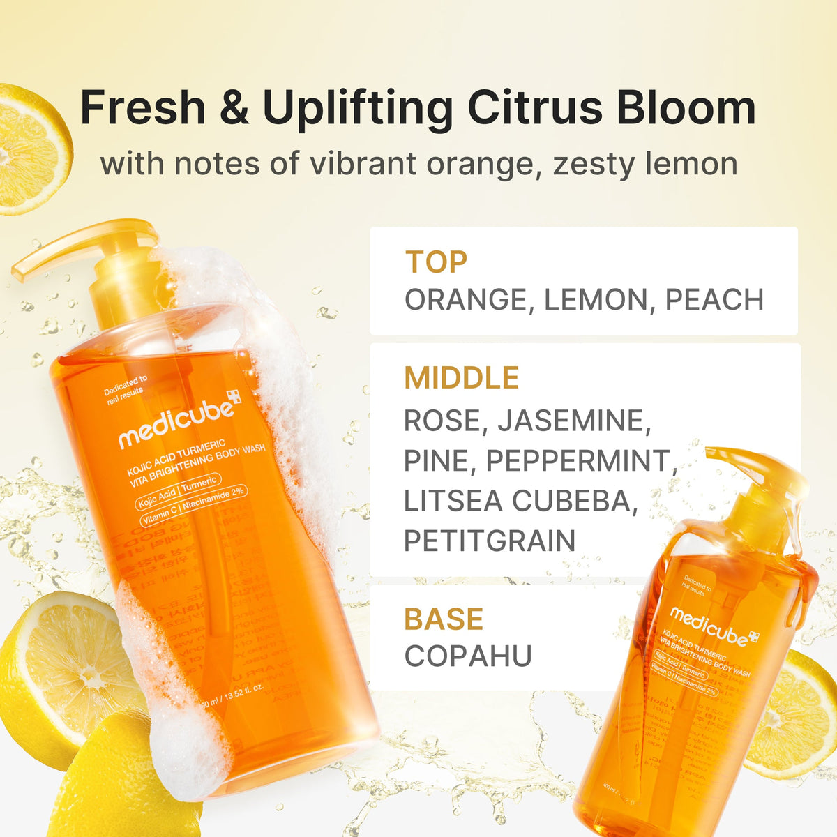 Kojic Acid Turmeric Brightening Body Wash V1