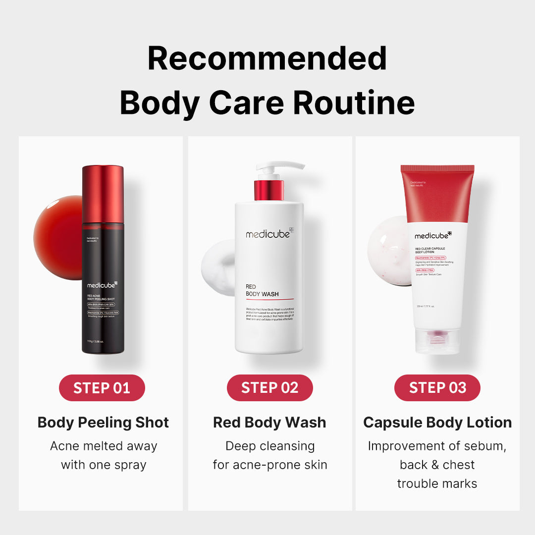 Red Body Peeling Shot Cleanser L1