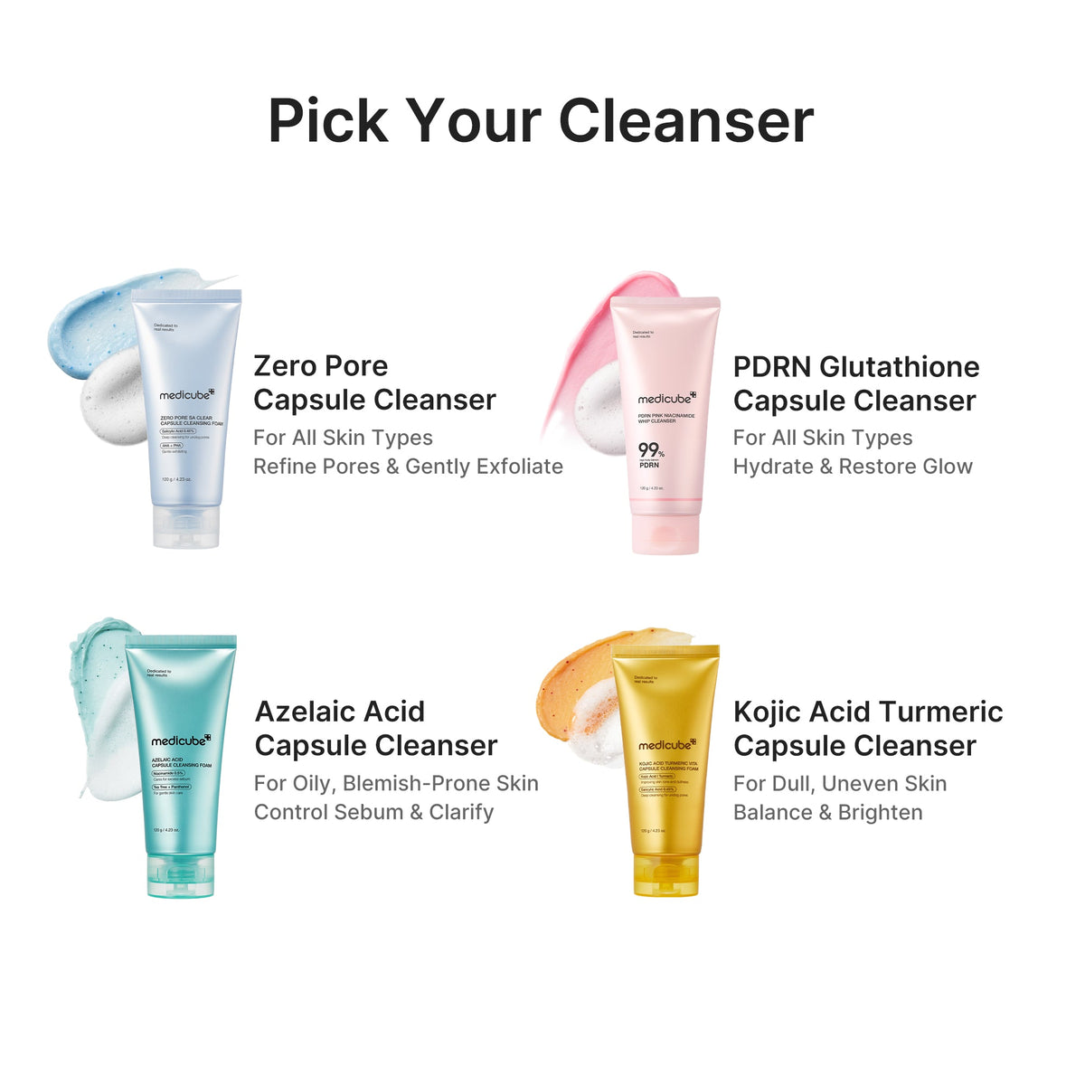 Kojic Acid Turmeric Vita Capsule Foam Cleanser D2