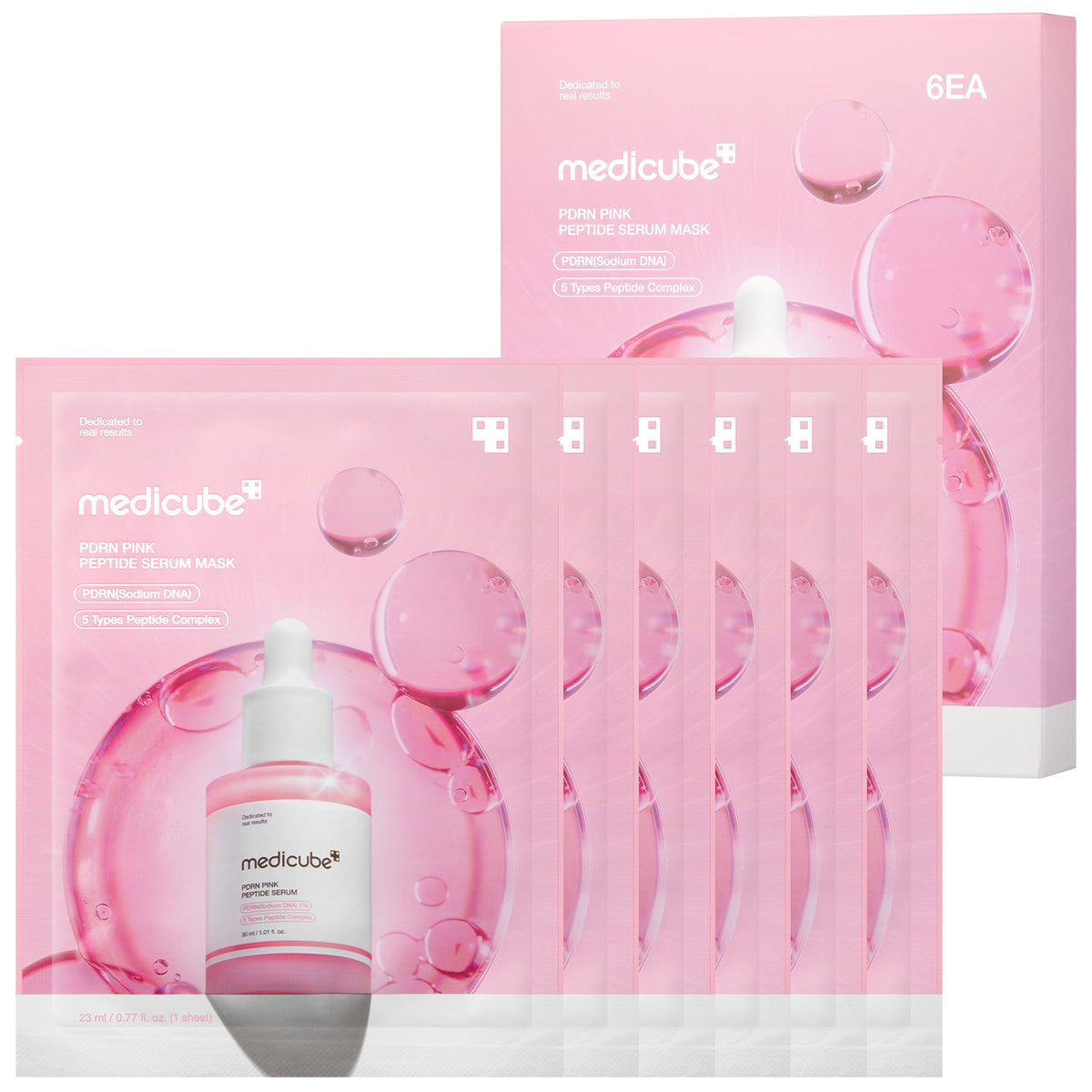 PDRN Pink Peptide Ampoule Mask V8