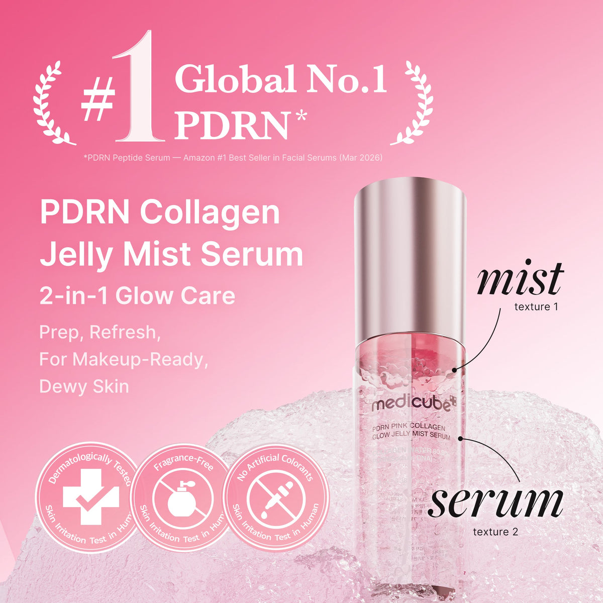 PDRN Pink Collagen Glow Jelly Mist Serum Q2