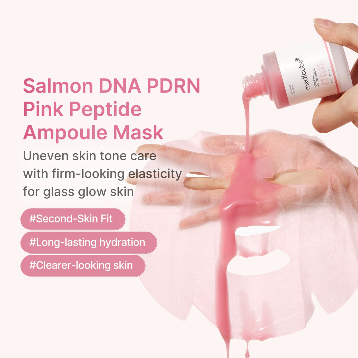 PDRN Pink Peptide Ampoule Mask V8