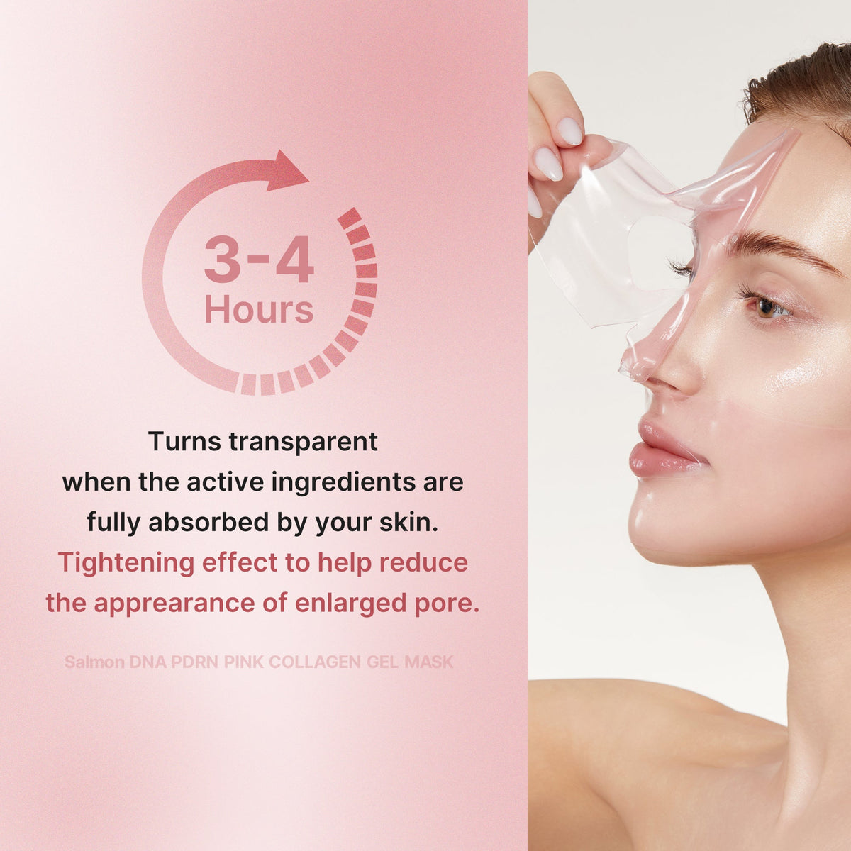 Salmon PDRN Pink Collagen Jelly Gel Mask H7