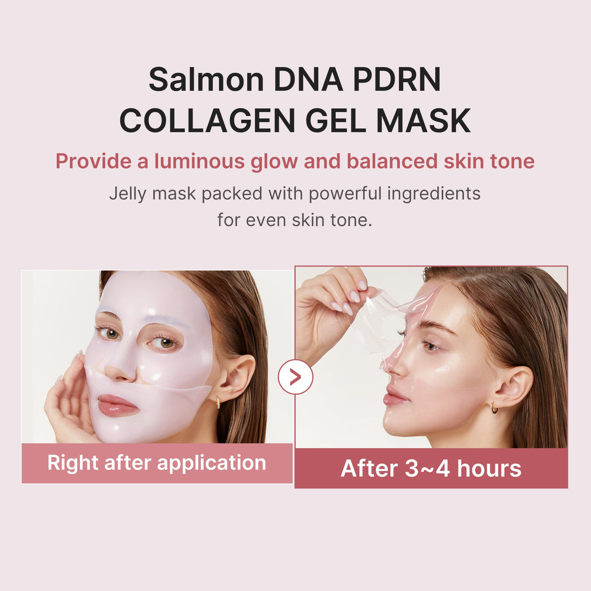 Salmon PDRN Pink Collagen Jelly Gel Mask H7
