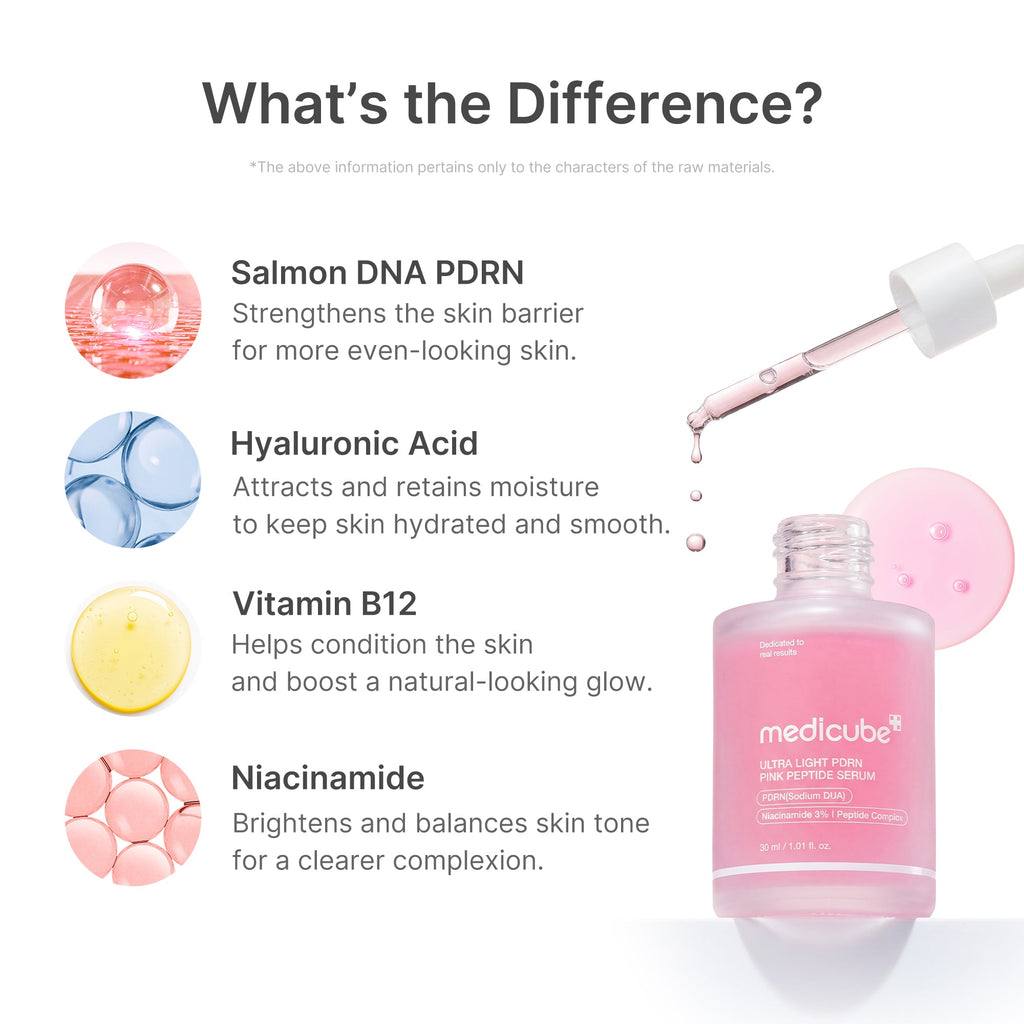 Ultra Light PDRN Pink Peptide Serum D6