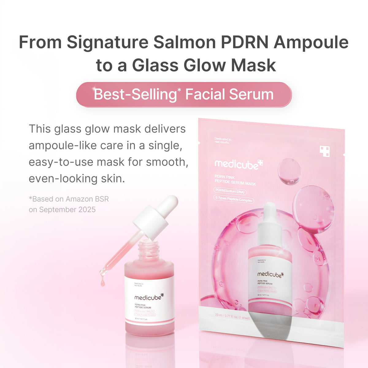 PDRN Pink Peptide Ampoule Mask V8