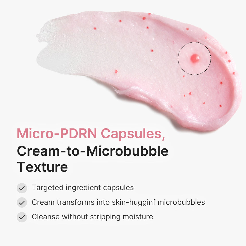 PDRN Pink Glutathione Capsule Foam Cleanser M4