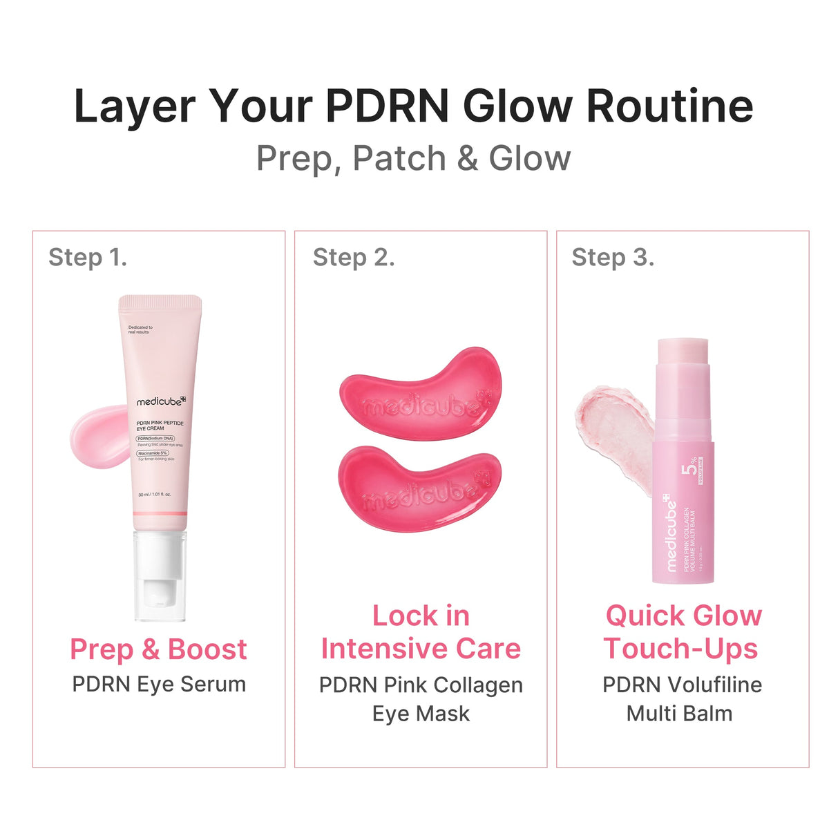 PDRN Pink Collagen Jelly Eye Mask V3