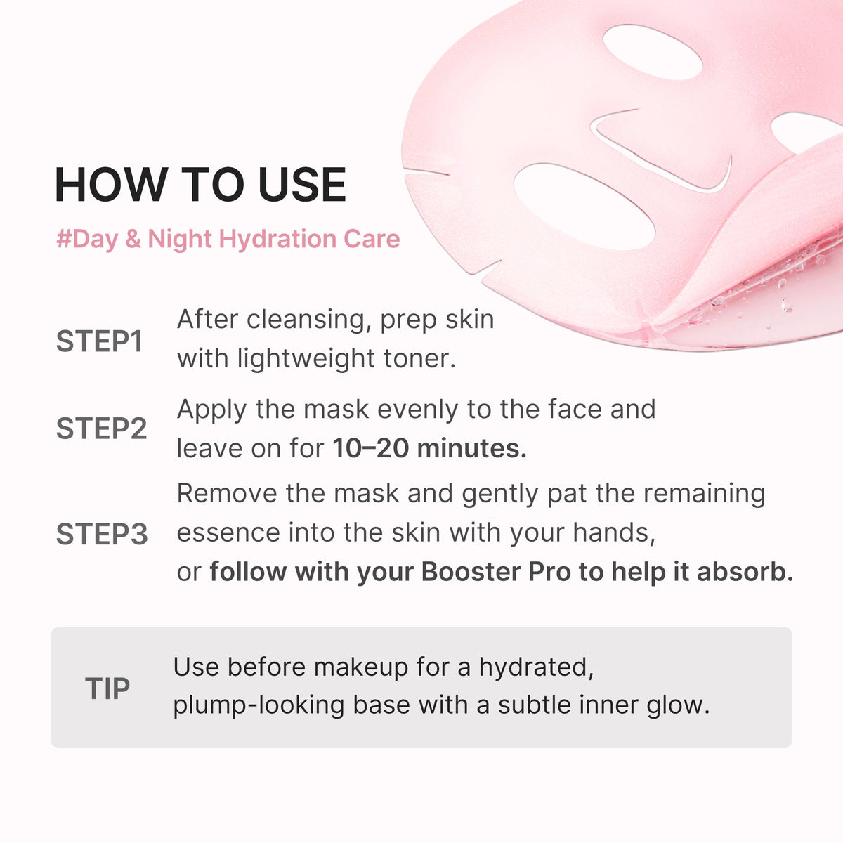 PDRN Pink Peptide Ampoule Mask V8