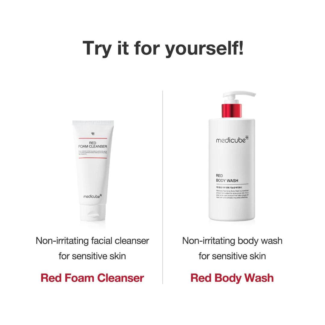 Red Body Wash X8