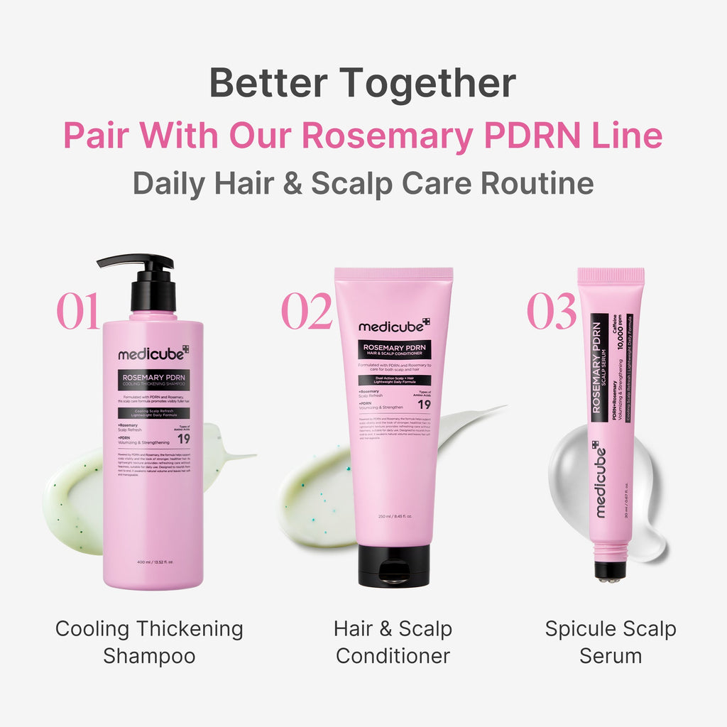 Rosemary PDRN Cooling Thickening Shampoo U3